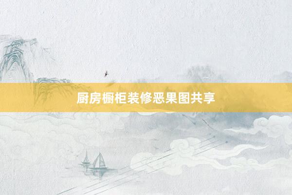厨房橱柜装修恶果图共享