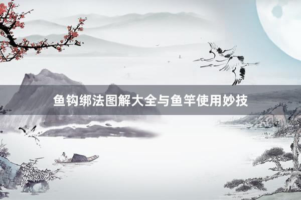 鱼钩绑法图解大全与鱼竿使用妙技